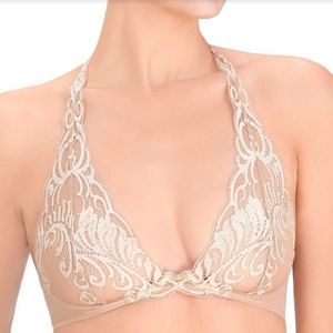 Natori Feathers Wireless Convertible Bra in Cafe